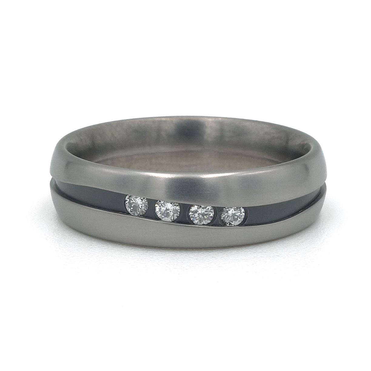 La Rift damesring titanium